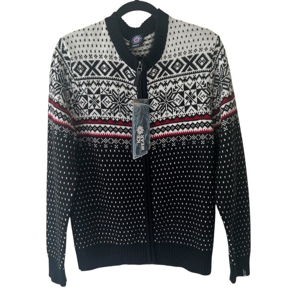 Icewear Other - IceWear Black Magnus Norwegian Wool Blend Sweater NWT Small